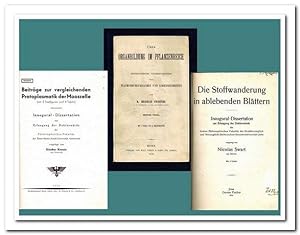 Sammelband mit 6 Abhandlungen zur Botanik aus den Jahren 1878 bis 1935