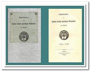 Jahrbücher der Königlichen Akademie gemeinnütziger Wissenschaften zu Erfurt (Heft XVIII 1892)