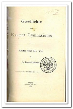 Sammelband mit 6 Abhandlungen zur Geschichte der Stadt Essen (1874-1908)