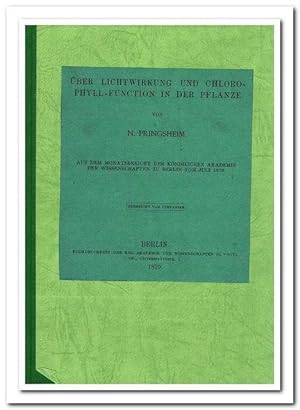 Sammelband mit 9 Abhandlungen zur Botanik aus den Jahren 1858-1936