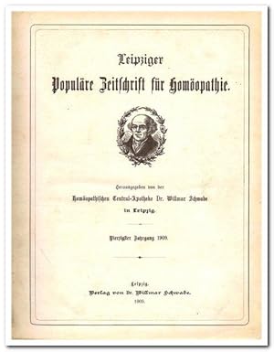 Leipziger populäre Zeitschrift für Homöopathie (40. Jahrgang 1909)