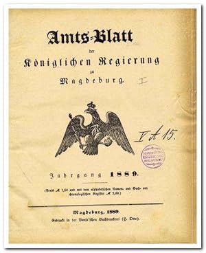 Amts-Blatt der Königlichen Regierung zu Magdeburg (Jahrgang 1889)