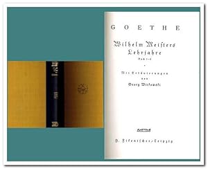 Bild des Verkufers fr Goethes Werke ( Band 7 - Wilhelm Meisters Lehrjahre Band 1 - 6 ) - Hafis-Bcherei - (ca. 1920) zum Verkauf von Libro-Colonia (Preise inkl. MwSt.)