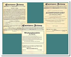 Carolaner-Zeitung (Mitteilungsblatt des Verbandes alter Carolaner, des Vereins Landheim des König...