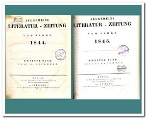 Sammelband " Allgemeine Literatur-Zeitung vom Jahre 1844 / 1845