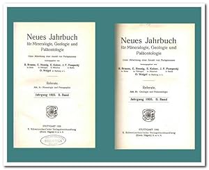 Neues Jahrbuch für Mineralogie, Geologie und Paläontologie ( Jahrgang 1925 II. Band)