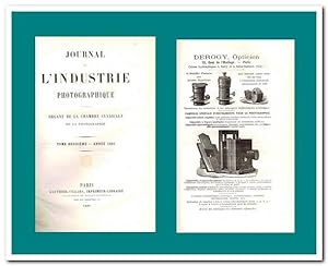Journal de l'Industrie Photographique (Organe de la Chambre Syndicale de la Photographie) -Band 2...