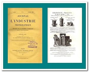 Journal de l'Industrie Photographique (Organe de la Chambre Syndicale de la Photographie) -Band 4...