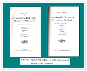 ZEITSCHRIFT für wissenschaftliche Photographie, Photophysik und Photochemie (Band Bd. XV und Bd. ...