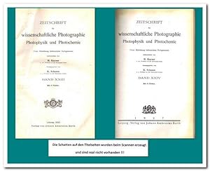 ZEITSCHRIFT für wissenschaftliche Photographie, Photophysik und Photochemie (Band Bd. XXIII und B...