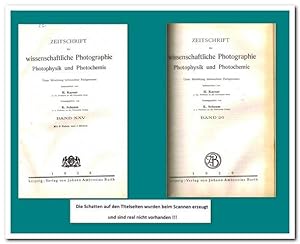 ZEITSCHRIFT für wissenschaftliche Photographie, Photophysik und Photochemie (Band Bd. XXV und Bd....
