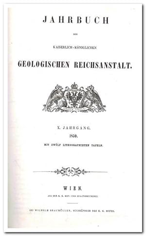 Jahrbuch der Kaiserlich-königlichen Geologischen Reichsanstalt (10. Jahrgang 1859)