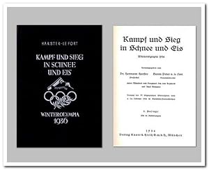 Kampf und Sieg in Schnee und Eis (Winterolympia 1936) - Verlauf der IV. Olympischen Winterspiele ...