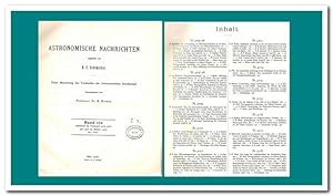 Astronomische Nachrichten (Begründet von H. C. Schumacher. Unter Mitwirkung des Vorstandes der As...