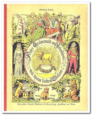 Prinz Grünewald und Perlenfein mit ihrem lieben Eselein (ca.1915)