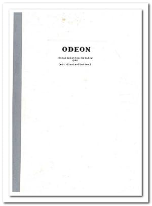 ODEON - Schallplatten-Katalog 1940 - (mit Gloria-Platten) - Reproduktion der 90erJahre -