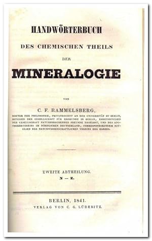 Handwörterbuch des chemischen Theils der Mineralogie (1841)