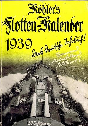 Köhler's Flotten-Kalender (37. Jahrgang 1939)