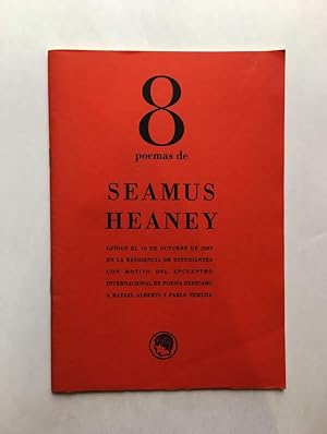 Seller image for Ocho poemas de Seamus Heaney for sale by ARREBATO LIBROS