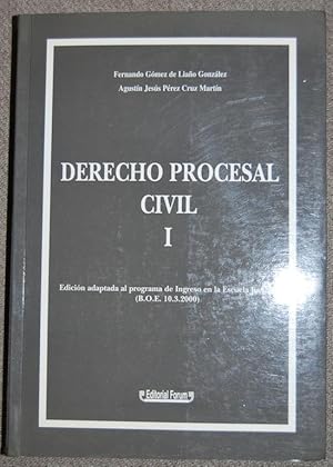 Bild des Verkufers fr DERECHO PROCESAL CIVIL. I. zum Verkauf von Fbula Libros (Librera Jimnez-Bravo)