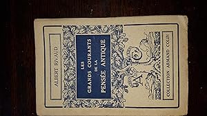 Les grands courants de la pensée antique