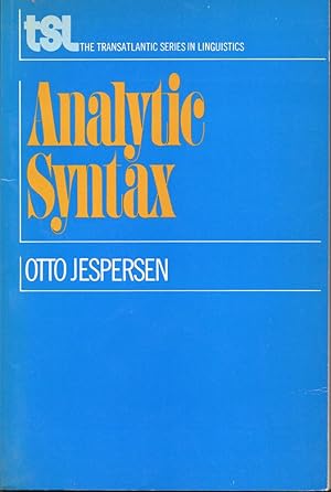 Image du vendeur pour Analytic Syntax mis en vente par Kenneth Mallory Bookseller ABAA