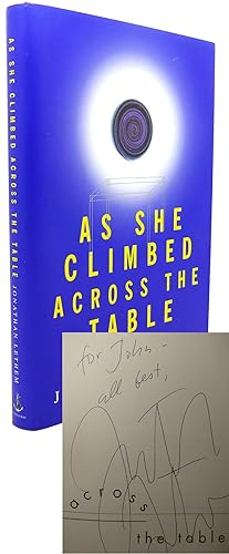 Seller image for AS SHE CLIMBED ACROSS THE TABLE Signed 1st for sale by Rare Book Cellar