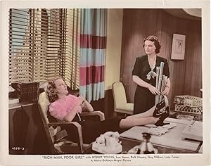 Bild des Verkufers fr Rich Man, Poor Girl (Original color photograph from the 1938 film) zum Verkauf von Royal Books, Inc., ABAA