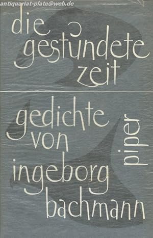 Die gesunde Zeit Gedichte von Ingeborg Bachmann.