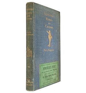 Image du vendeur pour [Pickwick Papers.] Pickwickian Manners and Customs. mis en vente par Jarndyce, The 19th Century Booksellers