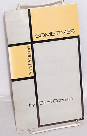 Seller image for Sometimes: ten poems for sale by Bolerium Books Inc.