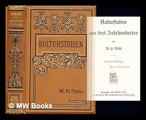 Imagen del vendedor de Kulturstudien aus drei Jahrhunderten a la venta por MW Books Ltd.