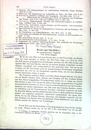 Bild des Verkufers fr Mexiko und Sd-Afrika: Ein geographischer Vergleich. zum Verkauf von books4less (Versandantiquariat Petra Gros GmbH & Co. KG)