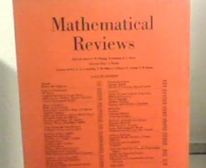 Immagine del venditore per Mathematical Reviews Volume 43, Nr. 6. - June 1972 - Reviews 7275-8474. venduto da Zellibooks. Zentrallager Delbrck