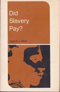 Immagine del venditore per Did Slavery Pay? Readings in the Economics of Black Slavery in the United States venduto da Books on the Web