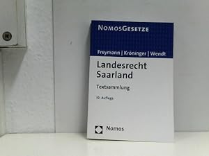 Seller image for Landesrecht Saarland: Textsammlung, Rechtsstand: 1. Mrz 2012 for sale by ABC Versand e.K.