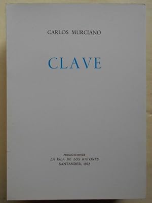 Imagen del vendedor de CLAVE. a la venta por Carmichael Alonso Libros