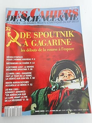 Imagen del vendedor de Les Cahiers de Science & Vie, Hors srie N 11, Octobre 1992 - De Spoutnik a Gagarine, les debuts de la course a l'espace a la venta por Frederic Delbos