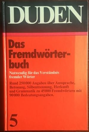 Duden. Das Fremdwörterbuch.