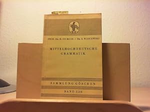 Seller image for Mittelhochdeutsche Grammatik. for sale by Antiquariat im Schloss