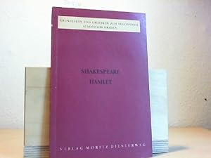 Bild des Verkufers fr Shakespear, Hamlet. Grundlagen und Gedanken zum Verstndnis klassischer Dramen. zum Verkauf von Antiquariat im Schloss