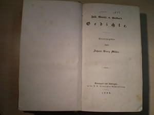 Bild des Verkufers fr Gedichte. Hg. von Johann Georg Mller. zum Verkauf von Antiquariat im Schloss