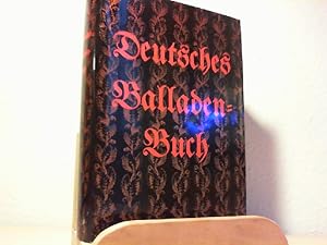 Imagen del vendedor de Deutsches Balladenbuch. a la venta por Antiquariat im Schloss