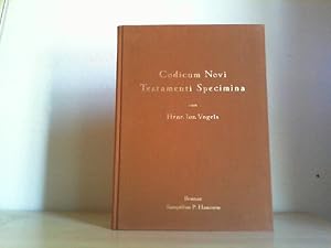 CODICUM NOVI TESTAMENTI. Paginas 51 ex codicibus manuscriptis et 3 ex libris impressis collegit a...