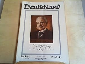 Bild des Verkufers fr Deutschland. Das Blatt fr Heim und Reise. Achtzehntes Heft, Jahrgang 1927. Hindenburg - Zum 80. Geburtstag. zum Verkauf von Antiquariat im Schloss