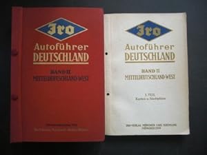 Mitteldeutschland-West / 1. und 2. Teil. (1.Teil: Allgemeines. Karten und Stadtpläne // 2.Teil: S...