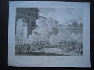 Désillés Tod zu Nancy, den 31. August 1790. Or.-Kupferstich.
