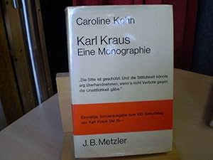 Seller image for Karl Kraus. for sale by Antiquariat im Schloss