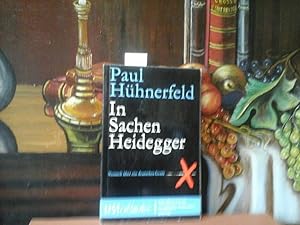 In Sachen Heidegger.