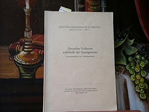 Deutsches Volkstum außerhalb der Staatsgrenzen. Grundsätzliches zur Volkstumsarbeit. Hrsg. von de...